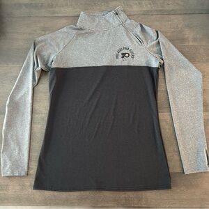 Philadelphia Flyers Gray and Black Long Sleeve Tee